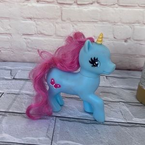 My little Pony Unicorn blue 6”tall
